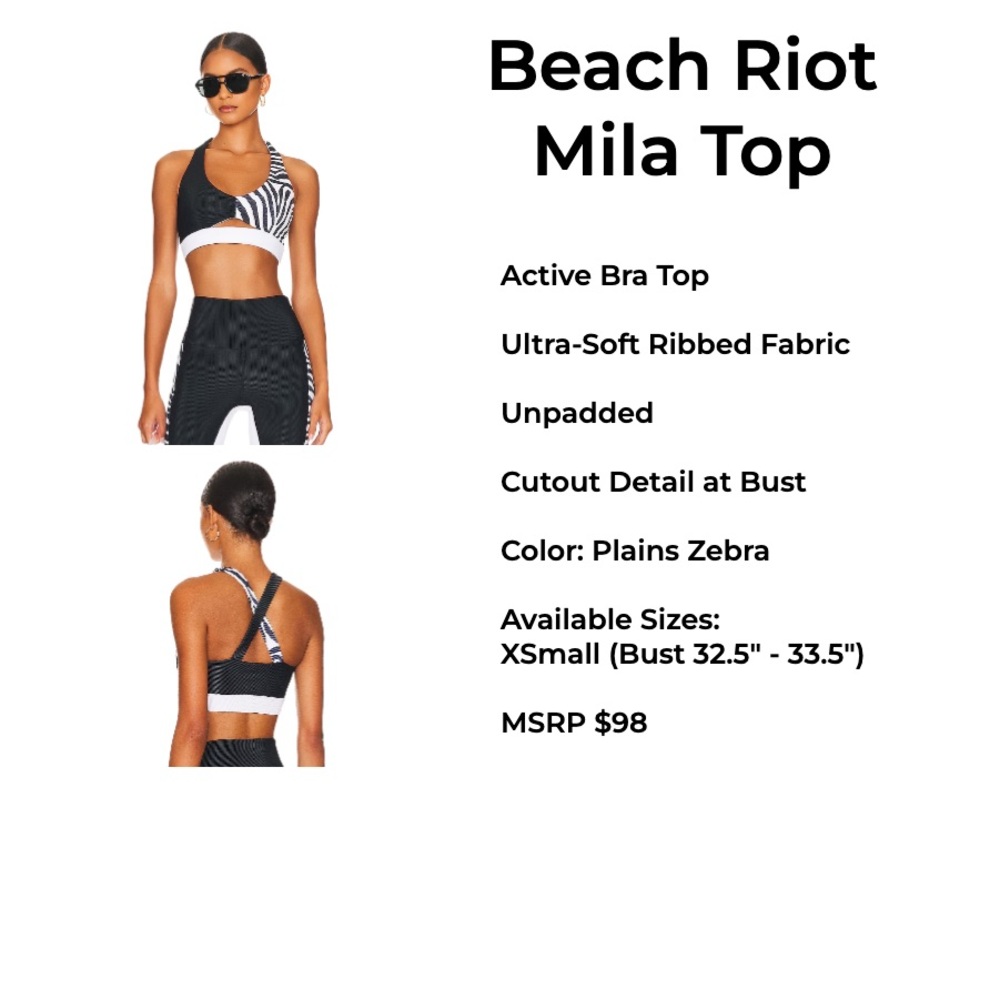 Beach Riot Althetic Set. NWT.